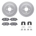 Dynamic Friction Co 4512-03161, Geospec Rotors with 5000 Advanced Brake Pads includes Hardware, Silver 4512-03161